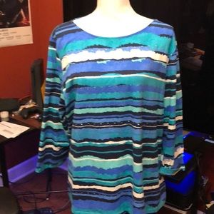 Ruby Rd. Tops - Ruby Road blouse 3/4 length sleeves Ruby Rd. Tops - Ruby Road blouse 3/4 length sleeves